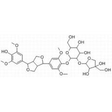 (-)-丁香树脂酚-4-O-β-D-呋喃芹糖基-(1→2)-β-D-吡喃葡萄糖苷