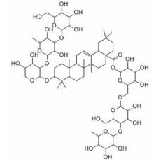 3-O-β-D-葡萄糖( 1→3)- a -L-鼠李糖(1→2)- a-L-阿拉伯糖 齐墩果酸– 28-O-鼠李糖(1→4)葡萄糖(1→6)葡萄糖苷