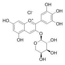 氯化飞燕草素-3-O-阿拉伯糖苷